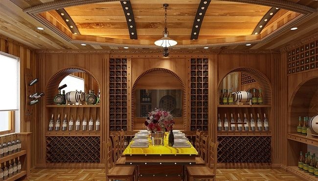 Kích thước ô để rượu vang cho hầm rượu