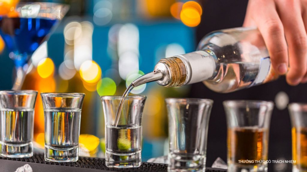 Hiện nay chưa có quy chuẩn cố định cho 1 shot rượu